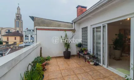 Cobertura com 2 quartos à venda na Rua Felipe de Oliveira, 292, Petrópolis, Porto Alegre, 118 m2 por R$ 620.000