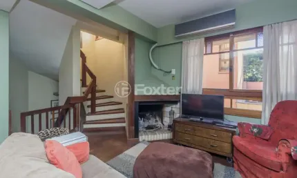 Casa em condomínio fechado com 3 quartos à venda na rua giorgio negroni, 801, espírito santo, porto alegre, 154 m2 por r$ 445.550