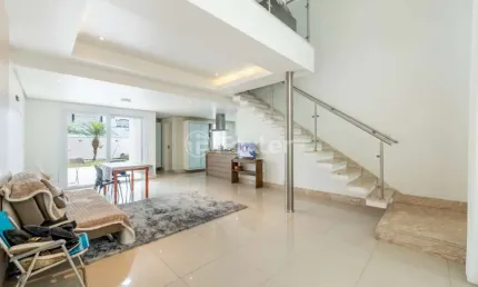 Casa em condomínio fechado com 3 quartos à venda na Rua Donario Neves da Silveira, 110, Mário Quintana, Porto Alegre, 190 m2 por R$ 890.000