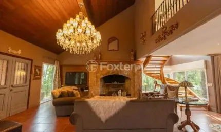 Casa em condomínio fechado com 3 quartos à venda na Rua do Sossego, 535, Reserva da Serra, Canela, 320 m2 por R$ 3.970.000