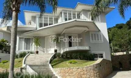 Casa em condomínio fechado com 4 quartos à venda na estrada haroldo soares glavan, 3450, cacupé, florianópolis, 280 m2 por r$ 4.350.000