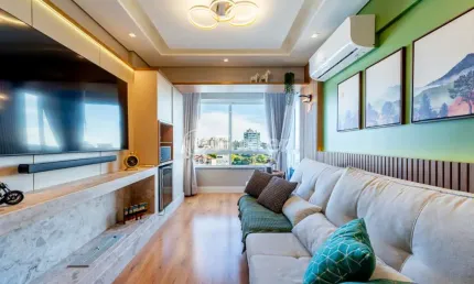 Apartamento com 2 quartos à venda na rua roque calage, 247, passo da areia, porto alegre, 68 m2 por r$ 990.000