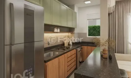 Apartamento com 2 quartos à venda na avenida álvares cabral, 1435, morada do vale i, gravataí, 61 m2 por r$ 223.010