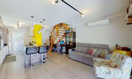 Casa em condomínio fechado com 3 quartos à venda na Rua Chácara das Nascentes, 535, Lomba do Pinheiro, Porto Alegre, 100 m2 por R$ 750.000