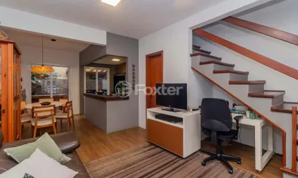 Casa em condomínio fechado com 3 quartos à venda na beco souza costa, 636, morro santana, porto alegre, 104 m2 por r$ 480.000