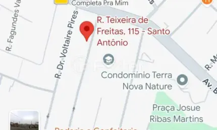 Terreno comercial à venda na Rua Teixeira de Freitas, 115, Santo Antônio, Porto Alegre, 484 m2 por R$ 570.000