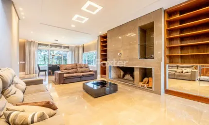 Casa em condomínio fechado com 4 quartos à venda na avenida juca batista, 8000, chapéu do sol, porto alegre, 590 m2 por r$ 5.000.000