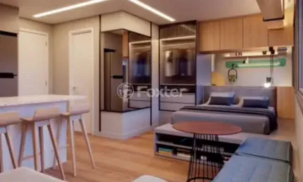 Kitnet / stúdio à venda na rua são josemaria escriva, 585, jardim do salso, porto alegre, 29 m2 por r$ 410.000