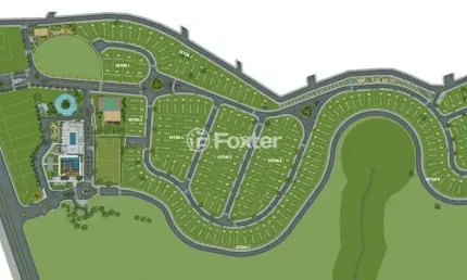 Terreno em condomínio fechado à venda na Avenida Senador Salgado Filho, 6490 lote , Jardim Krahe, Viamão, 250 m2 por R$ 110.000
