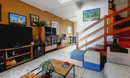 Casa com 3 quartos à venda na rua alcebíades ribeiro, 32, aberta dos morros, porto alegre, 107 m2 por r$ 470.000