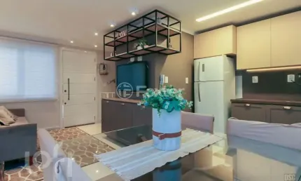 Casa em condomínio fechado com 3 quartos à venda na avenida otto niemeyer, 3464, cavalhada, porto alegre, 130 m2 por r$ 630.000