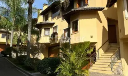 Casa em condomínio fechado com 3 quartos à venda na rua landel de moura, 999, tristeza, porto alegre, 235 m2 por r$ 1.390.000