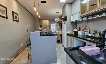 Casa em condomínio fechado com 3 quartos à venda na acesso terra nova, 502, terra nova, alvorada, 90 m2 por r$ 390.000