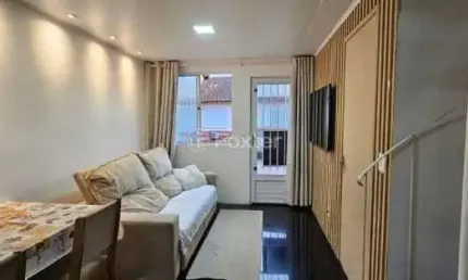 Casa em condomínio fechado com 3 quartos à venda na avenida joão ferreira jardim, 968, parque santa fé, porto alegre, 59 m2 por r$ 212.000
