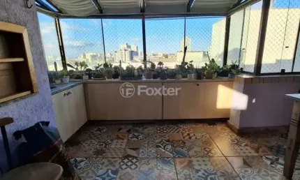 Cobertura com 2 quartos à venda na rua marechal frota, 103, cristo redentor, porto alegre, 157 m2 por r$ 800.000