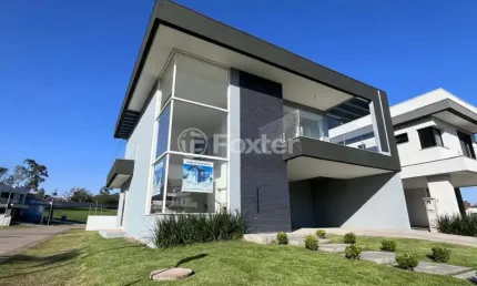 Casa em condomínio fechado com 4 quartos à venda na avenida santa rita, 678, centro, nova santa rita, 240 m2 por r$ 1.590.000