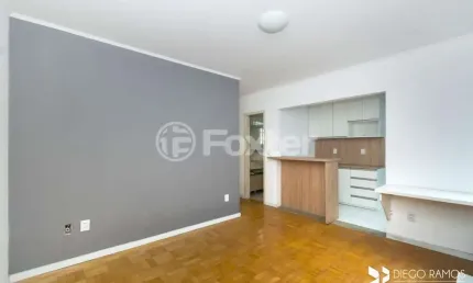 Apartamento com 1 quarto à venda na avenida érico veríssimo, 530, menino deus, porto alegre, 43 m2 por r$ 210.000