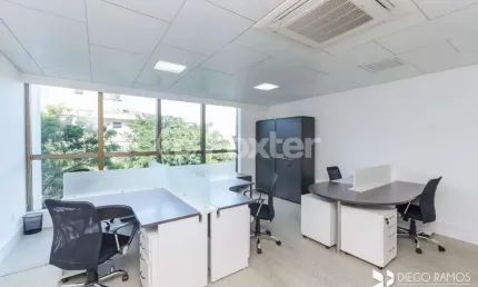 Sala comercial com 1 sala à venda na rua furriel luiz antônio de vargas, 380, bela vista, porto alegre, 46 m2 por r$ 650.000