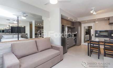 Flat com 1 quarto à venda na Avenida Doutor Nilo Peçanha, 3275, Chácara das Pedras, Porto Alegre, 37 m2 por R$ 640.000