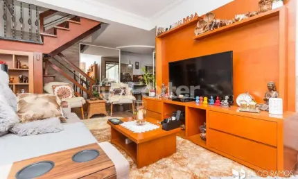 Casa em condomínio fechado com 3 quartos à venda na Rua Osório Mendes Ouriques, 332, Guarujá, Porto Alegre, 186 m2 por R$ 450.000