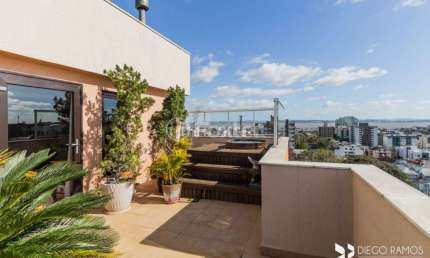 Cobertura com 3 quartos à venda na Rua Doutor Barcelos, 1203, Tristeza, Porto Alegre, 165 m2 por R$ 807.500