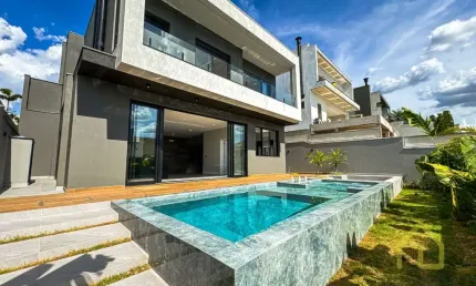 Casa em condomínio fechado com 3 quartos à venda na Rua Viale Itália, Jardim Vila Paradiso, Indaiatuba, 311 m2 por R$ 3.600.000