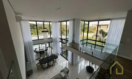 Casa em condomínio fechado com 5 quartos à venda na avenida josé elias aun, parque villa dos pinheiros, indaiatuba, 400 m2 por r$ 6.500.000