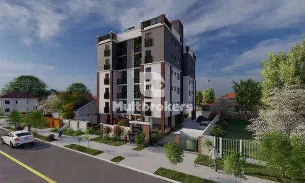 Apartamento com 2 quartos à venda na Rua Jornalista Caio Machado, 1051 404, Santa Quitéria, Curitiba por R$ 418.359