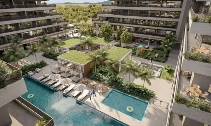 Apartamentos Studio, 1 suíte e 2 suítes Venha morar no melhor bairro Planejado, no Litoral de SC