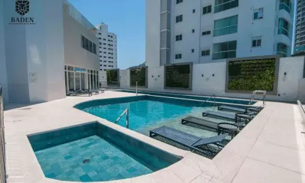 Apartamento novo 3 suítes vista permanente para o mar, barra sul