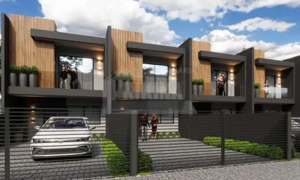 Sobrado com 3 quartos  à venda, 90.00 m2 por R$349990.00  - Boa Vista - Ponta Grossa/PR