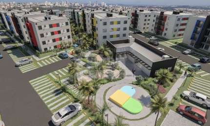 Apartamento com 3 quartos  à venda, 54.00 m2 por R$245000.00  - Chapada - Ponta Grossa/PR