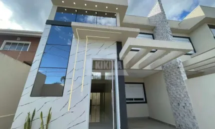 Casa residencial com 3 quartos  à venda, 133.00 m2 por r$790000.00  - jardim carvalho - ponta grossa/pr