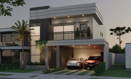 Casa Residencial com 4 quartos  à venda, 271.61 m2 por R$1920000.00  - Jardim Carvalho - Ponta Grossa/PR