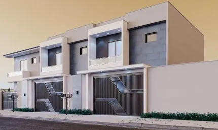 Sobrado com 3 quartos  à venda, 103.00 m2 por R$490000.00  - Nova Russia - Ponta Grossa/PR