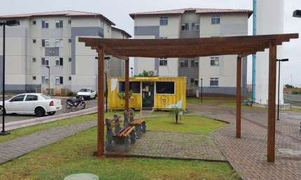 Apartamento com 2 quartos  para alugar, 49.53 m2 por R$800.00  - Uvaranas - Ponta Grossa/PR