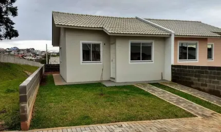 Casa residencial com 2 quartos  à venda, 42.00 m2 por r$180000.00  - oficinas - ponta grossa/pr
