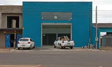 Barracão/galpão para alugar, 210.00 m2 por r$5000.00  - cara-cara - ponta grossa/pr