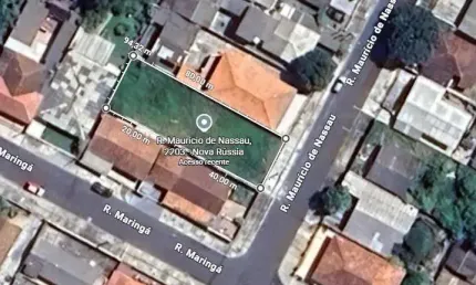 Terreno para alugar, 432.00 m2 por R$1500.00  - Nova Russia - Ponta Grossa/PR