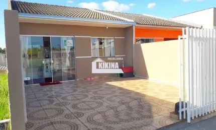 Casa Residencial com 2 quartos  à venda, 63.00 m2 por R$220000.00  - Cara Cara - Ponta Grossa/PR