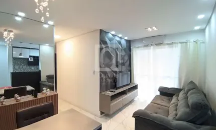 Apartamento Mobiliado 2 Quartos e Varanda Gourmet à venda no Condomínio Mirante da Colina, Sorocaba
