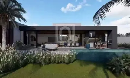Casa projeto moderno à venda no condomínio alphaville nova esplanada em votorantim- sp