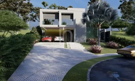 Casa sobrado nova com 4 suites no condomínio alphaville nova esplanada 3 votorantim