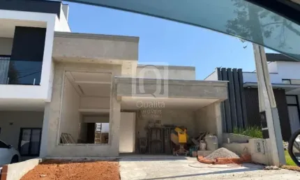 Casa em construção à venda no Condomínio Terras de São Francisco em Sorocaba