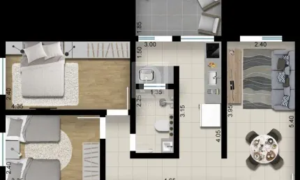 Apartamento novo à venda no bairro wanel ville, zona oeste de sorocaba