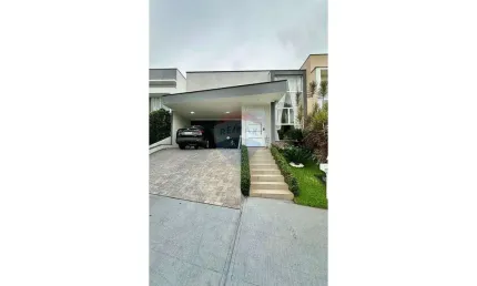 Casa moderna em condomínio com 3 quartos e 3 suítes mobiliada no condomínio villagio milano