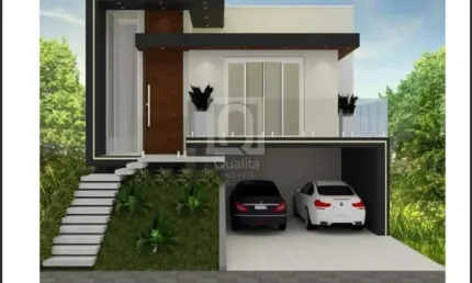 Casa térrea no condomínio ibiti reserva em fase de construção.