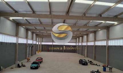 GALPÃO NOVO, 3116m² AC., TERRENO 4.000m², 4 DOCAS, ZONA INDL. EM COTIA