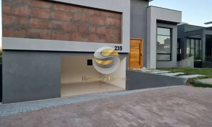 CASA MODERNA, 383m², ALTO PADRÃO INTEGRADA, 0 KM - ALPHAVILLE GRANJA VIANA.