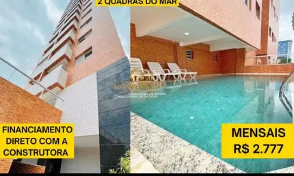 R$ 120 mil de entrada pronto p/ morar, 2 dormts lazer completo, 2.777 por mês